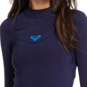 Roxy 1mm Women's Wetsuit Jacket Size 8, Purple and Tropical Print